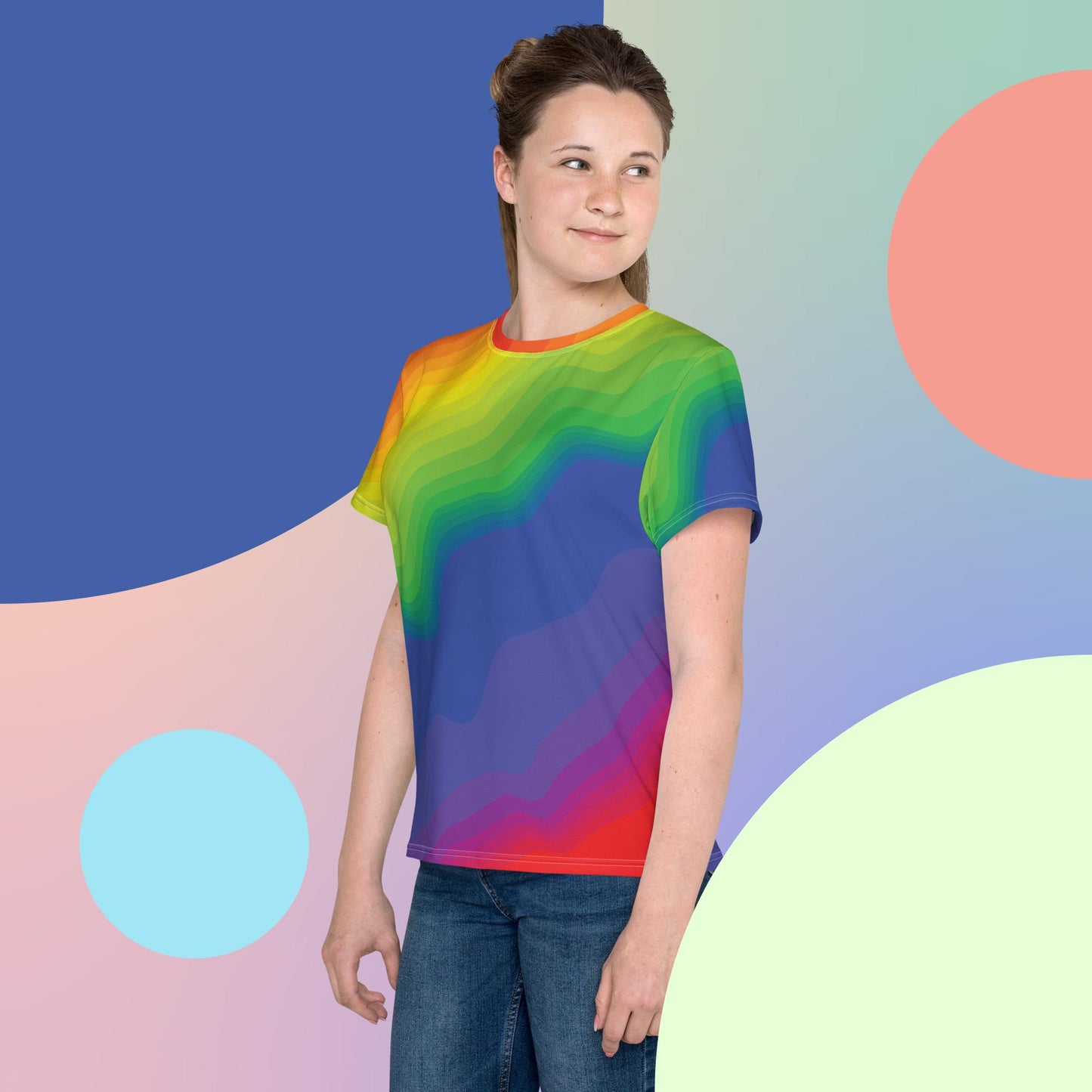 Ryan's Rainbow Youth crew neck t-shirt