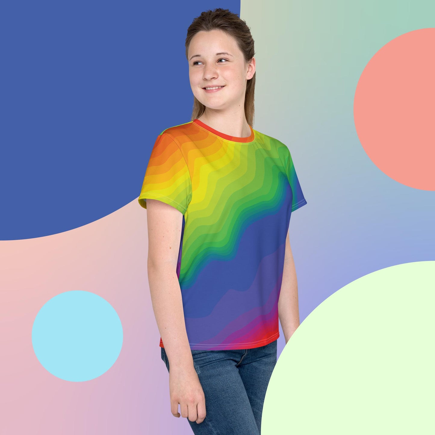 Ryan's Rainbow Youth crew neck t-shirt