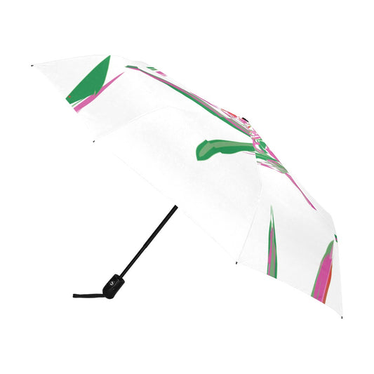 Abstract Pineapple Artist-Designed Anti-UV Automatic Umbrella