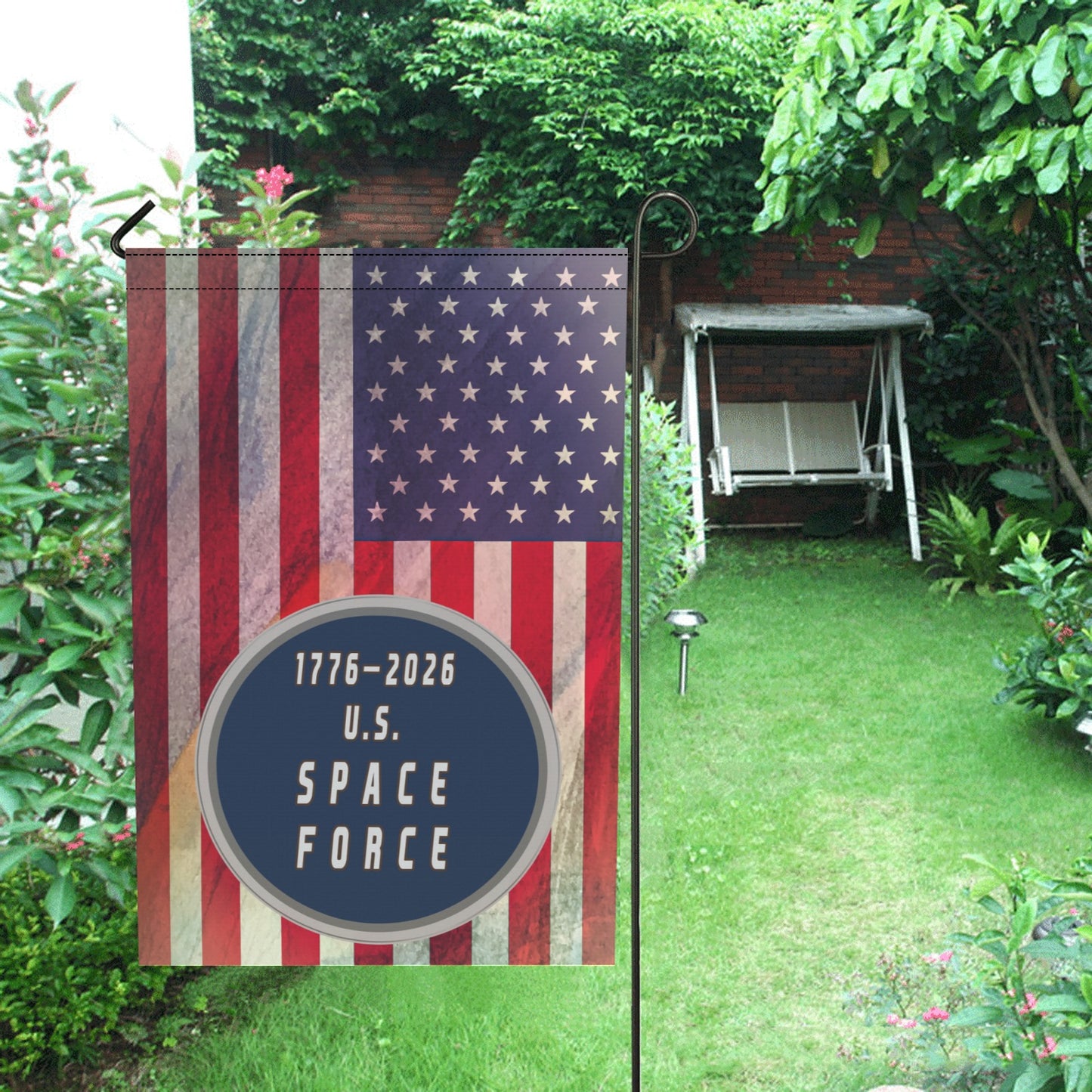 America 250 Garden Flag | Honoring Those Who Serve & Protect