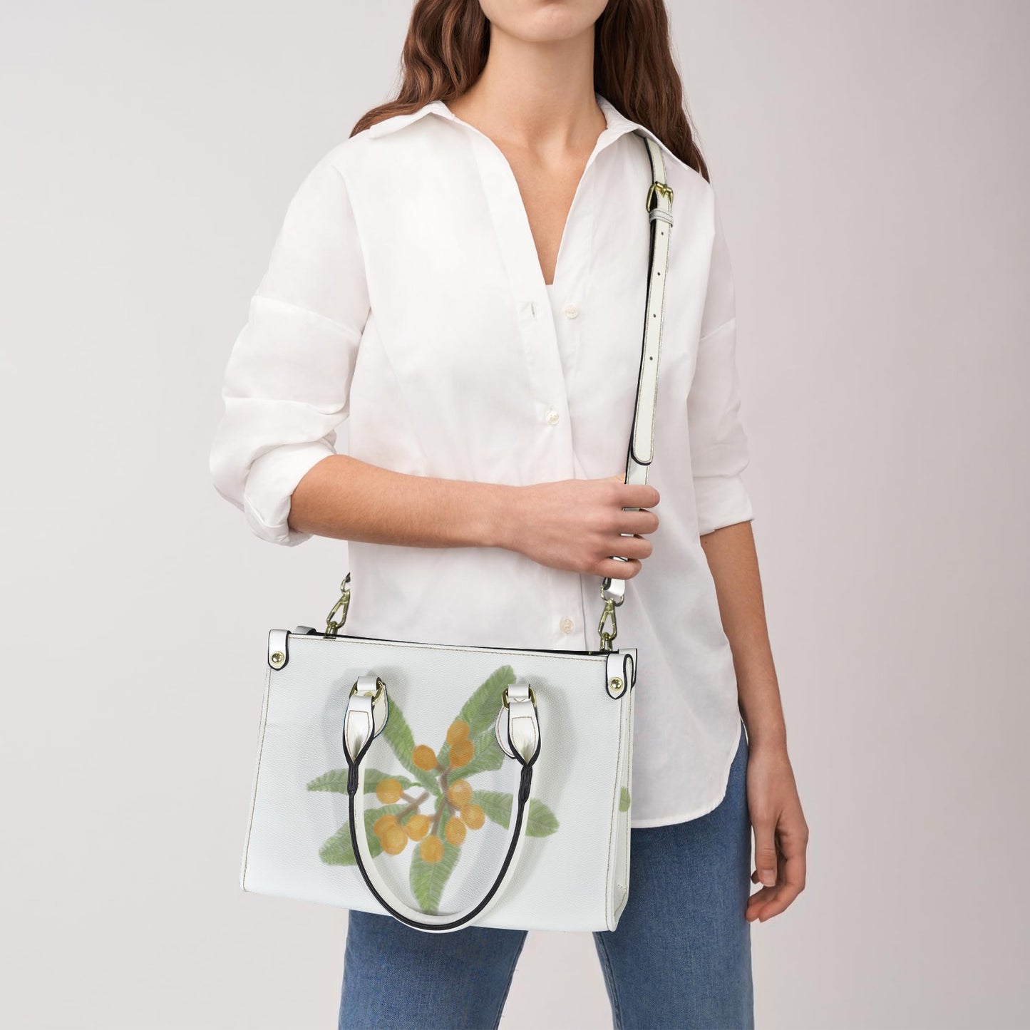 Farmstand Fruit Designer Handbag | Structured Everyday Shoulder Bag