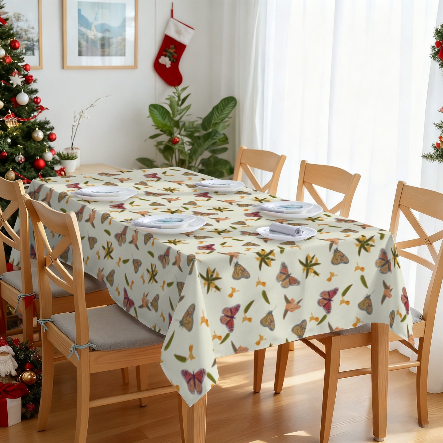 Monarch Milkweed Garden Tablecloths
