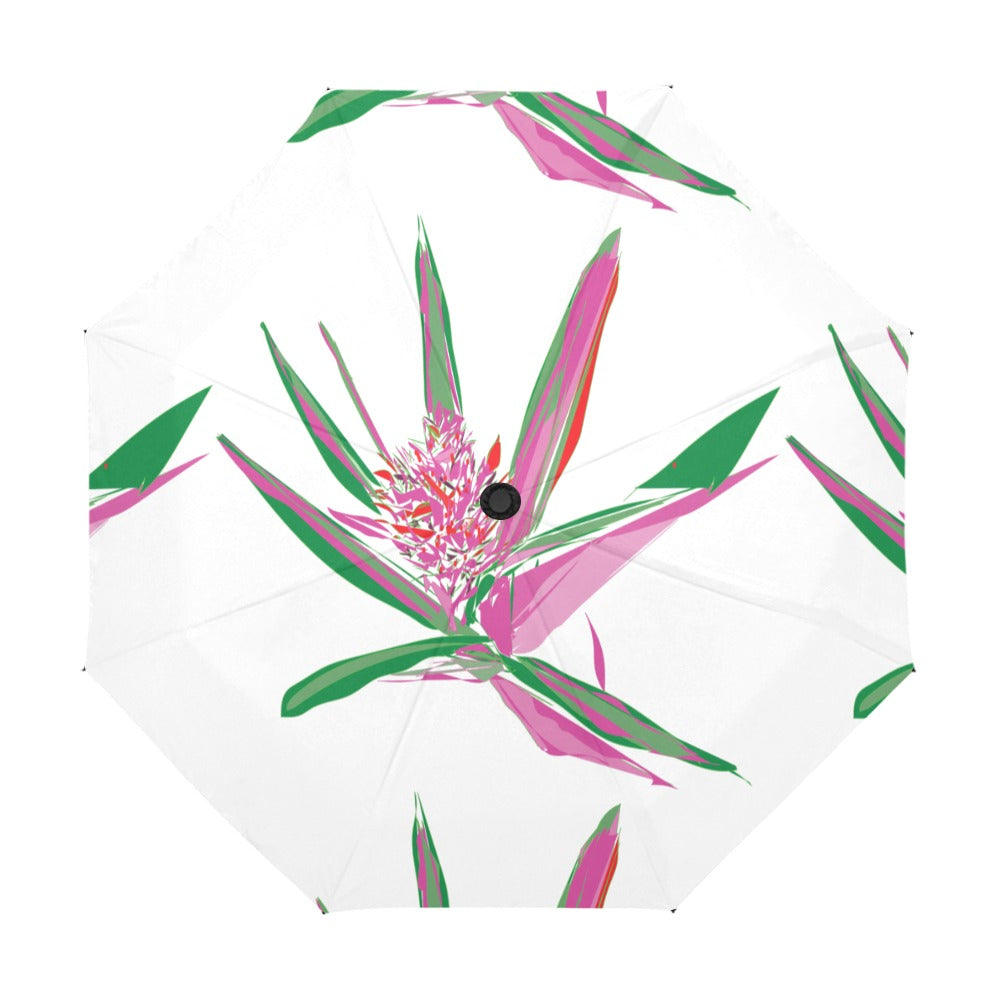 Abstract Pineapple Artist-Designed Anti-UV Automatic Umbrella