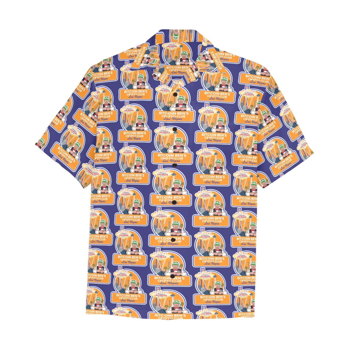 BBCC Las Vegas Vertical LARGER Logo Hawaiian Shirt