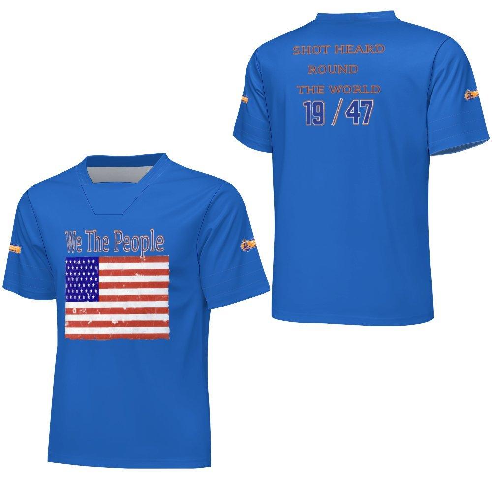 Jersey (S33T) Bitcoin Ben Mass Ball Uniform Royal - Miniaday Designs, LLC.