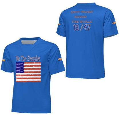 Jersey (S33T) Bitcoin Ben Mass Ball Uniform Royal - Miniaday Designs, LLC.
