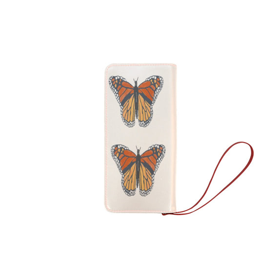 Monarch Butterfly Wristlet Wallet | Designer Accessory