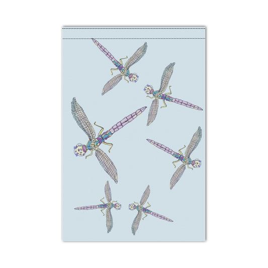 Tropical & Whimsical Garden Designer Flags | Flamingo & Dragonfly | 12x18 Outdoor Flags| Pole Not Included