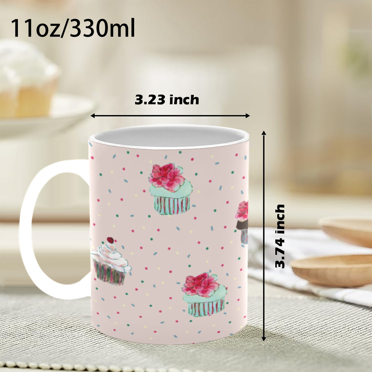 Designer Made Birthday Cupcakes- Mug (11oz)