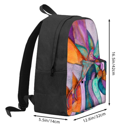 Rainbow Swirl Laptop Backpack - Miniaday Designs, LLC.