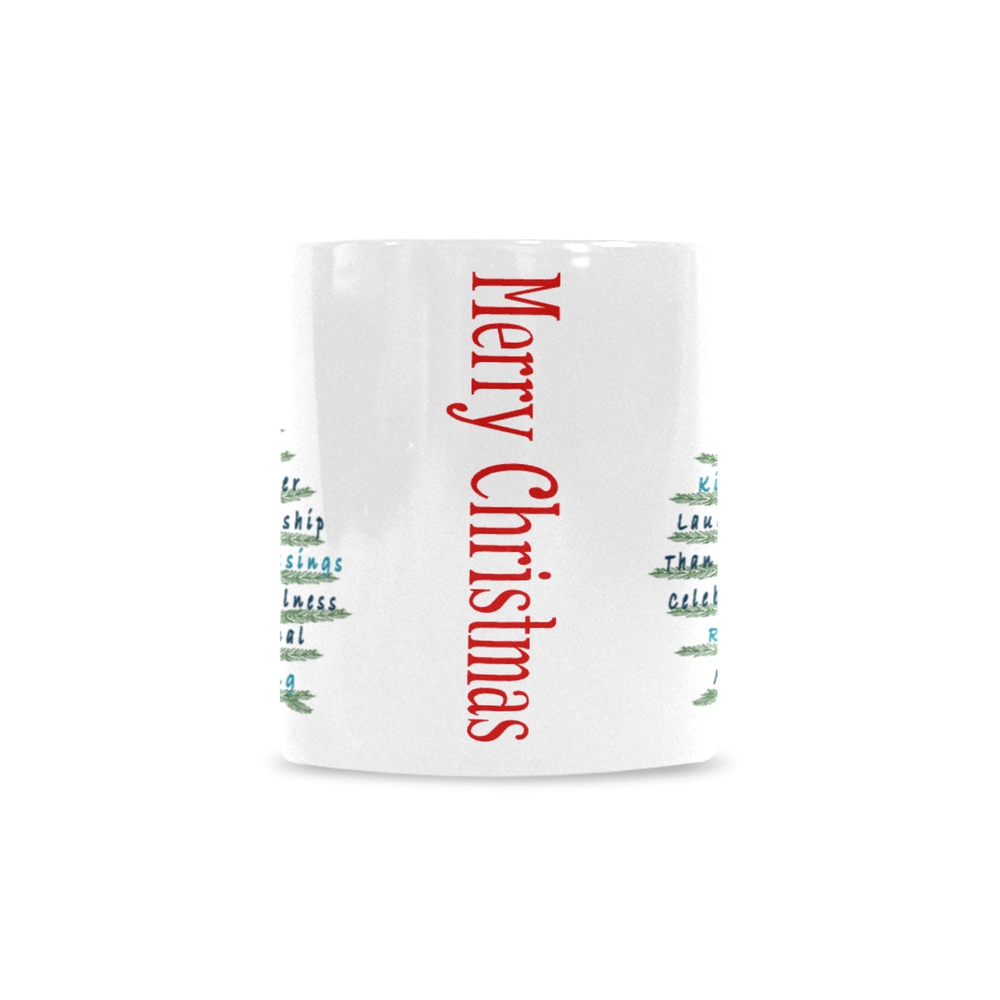 Designer Made Christmas Message Mug