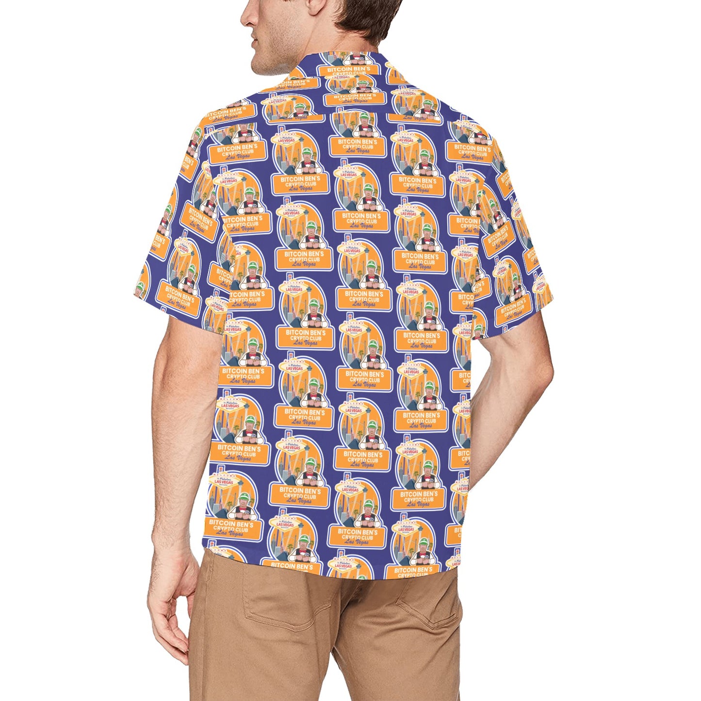 BBCC Las Vegas Vertical LARGER Logo Hawaiian Shirt