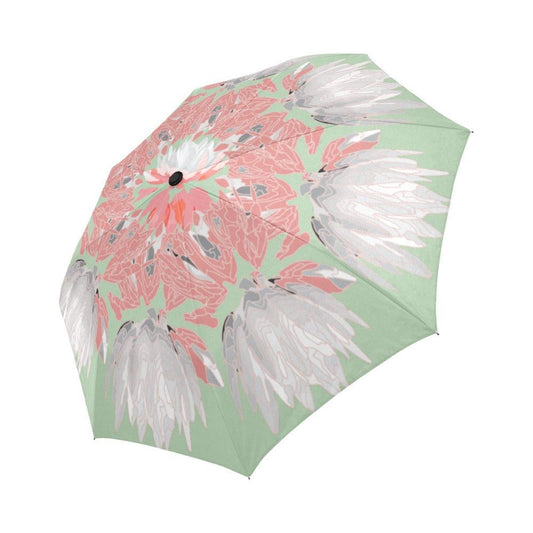 Miniaday Designs Lotus Blossom Automatic Folding Umbrellas - Miniaday Designs, LLC.