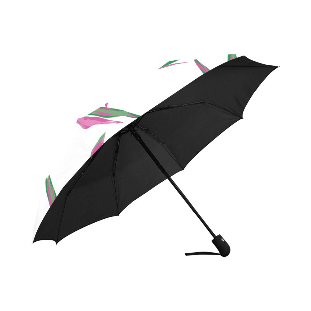 Abstract Pineapple Artist-Designed Anti-UV Automatic Umbrella