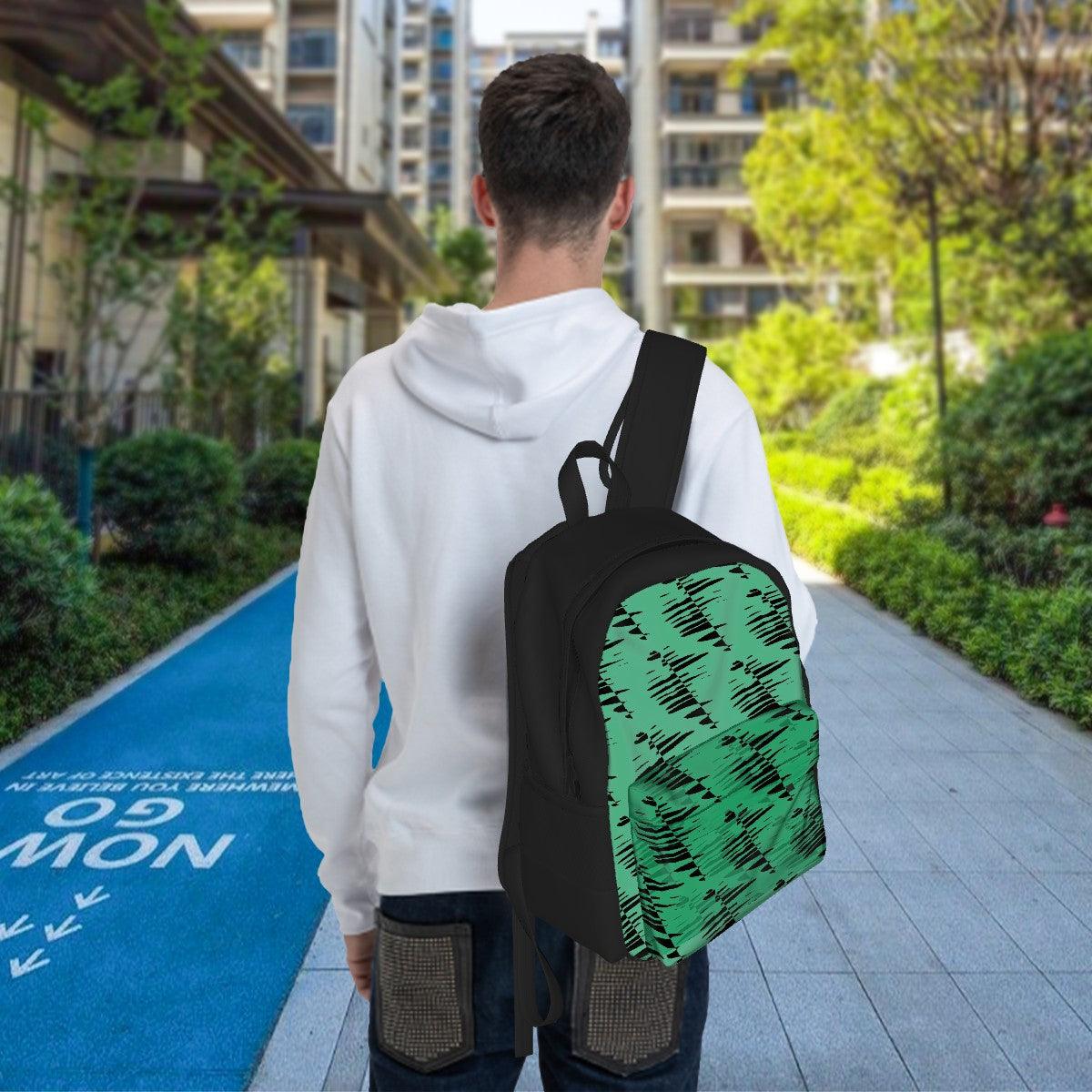 Ryan's Geometric Inspired Laptop Backpack - Miniaday Designs, LLC.