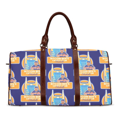 Miniaday Designs Waterproof Travel Bag Bitcoin Ben Nashville Club Waterproof Travel Bag/Large (Model 1639) - Miniaday Designs, LLC.