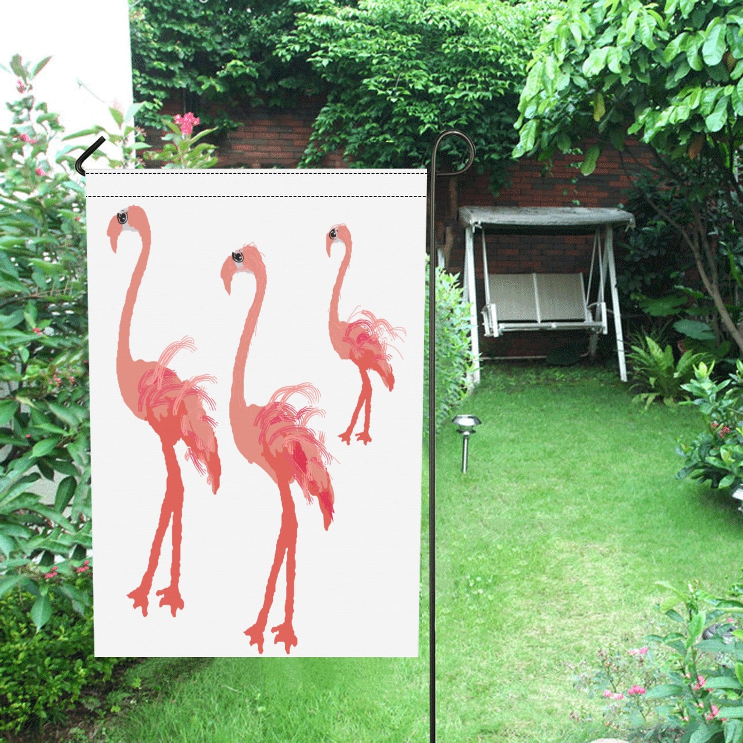 Whimsical Garden Designer Flags | 12x18 Outdoor Flags| Pole Not Included