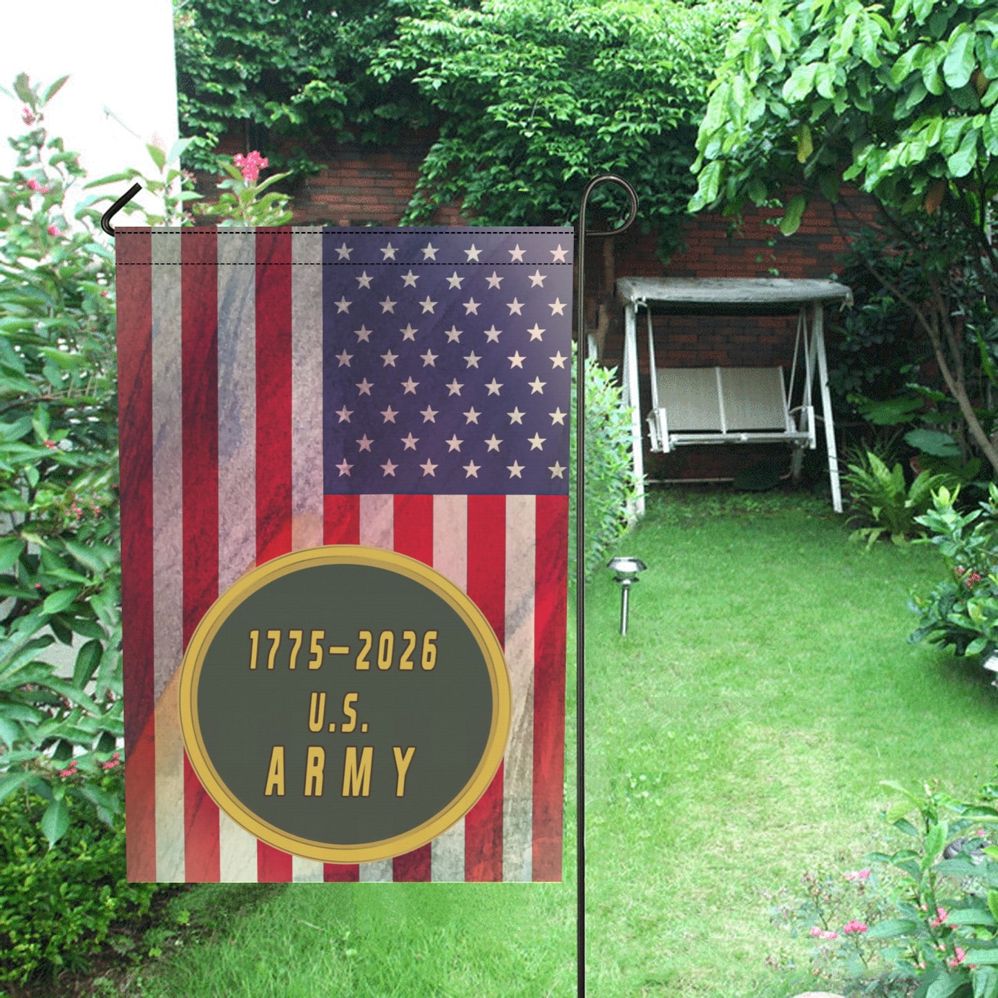 America 250 Garden Flag | Honoring Those Who Serve & Protect
