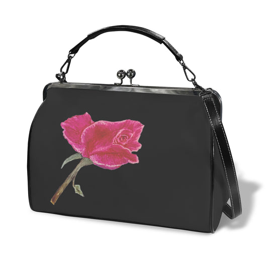 La Collection Fleur | Watercolor Kisslock Handbag
