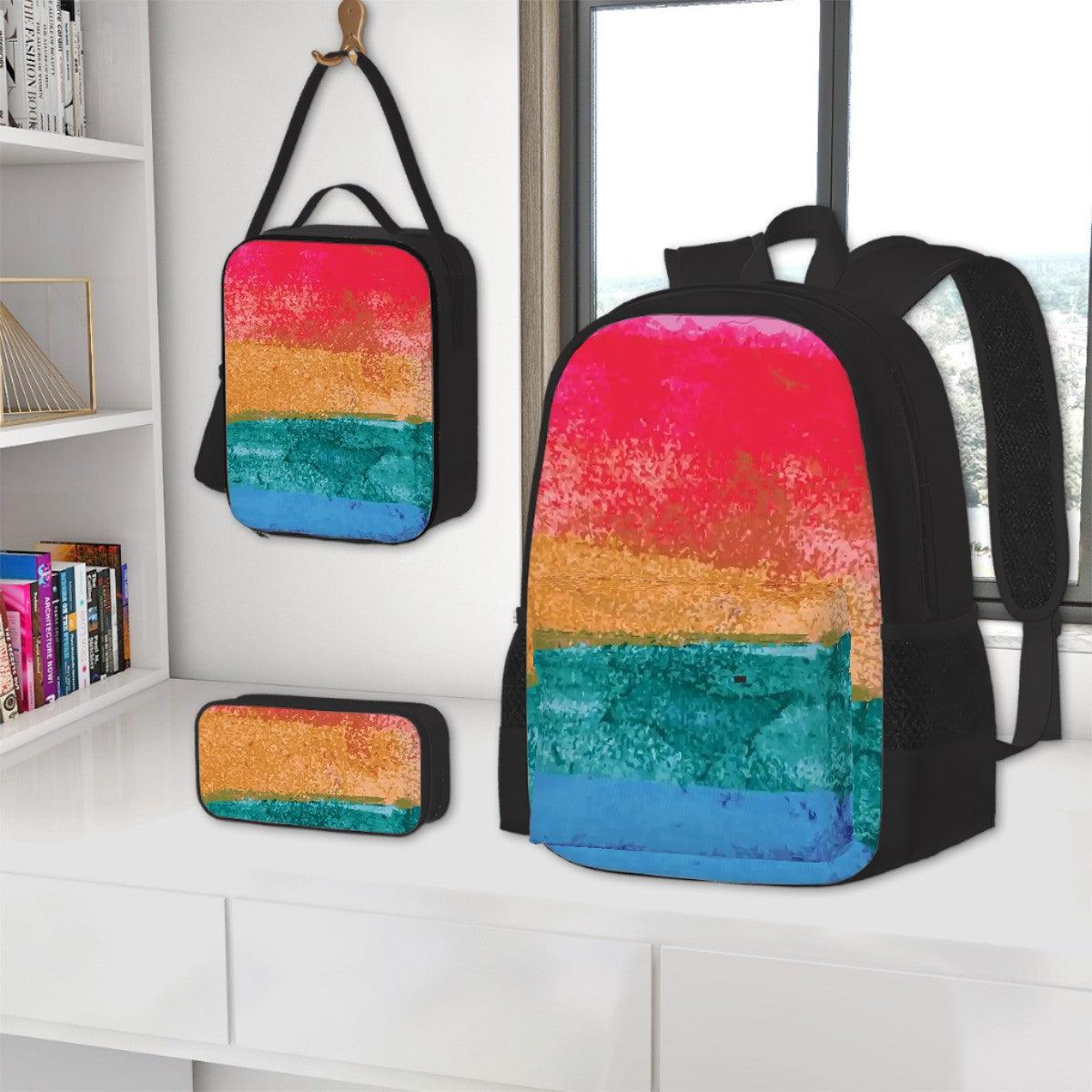 Daphne's Rainbow Surprise Backpack with Lunch Box - Miniaday Designs, LLC.