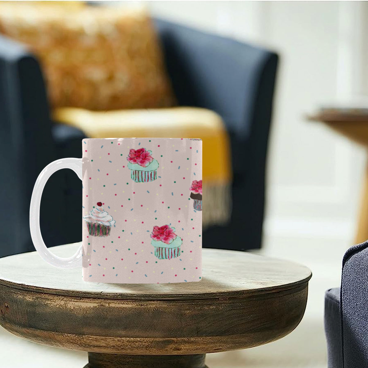 Designer Made Birthday Cupcakes- Mug (11oz)