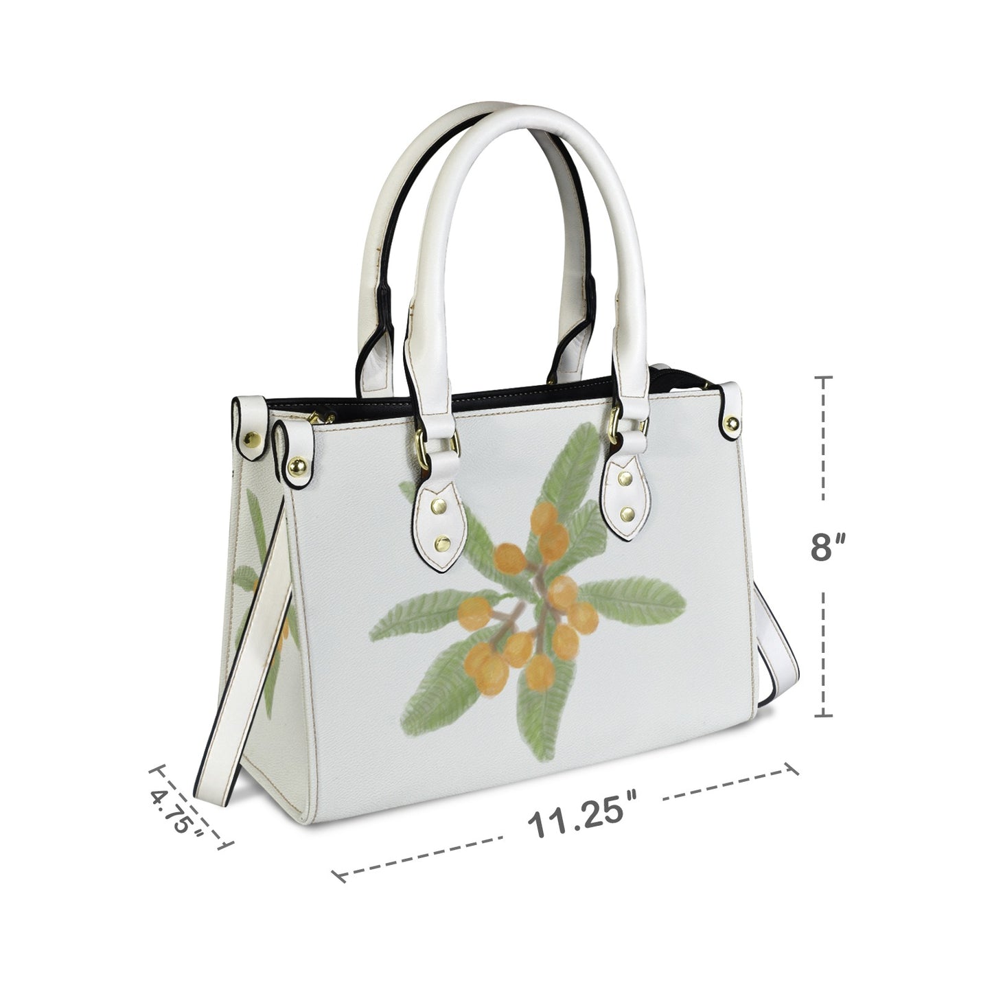Farmstand Fruit Designer Handbag | Structured Everyday Shoulder Bag
