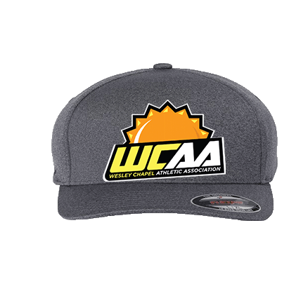 Flexfit Unipanel Melange Hats for WCAA Fully Fitted Hat Logo Printed - Miniaday Designs, LLC.