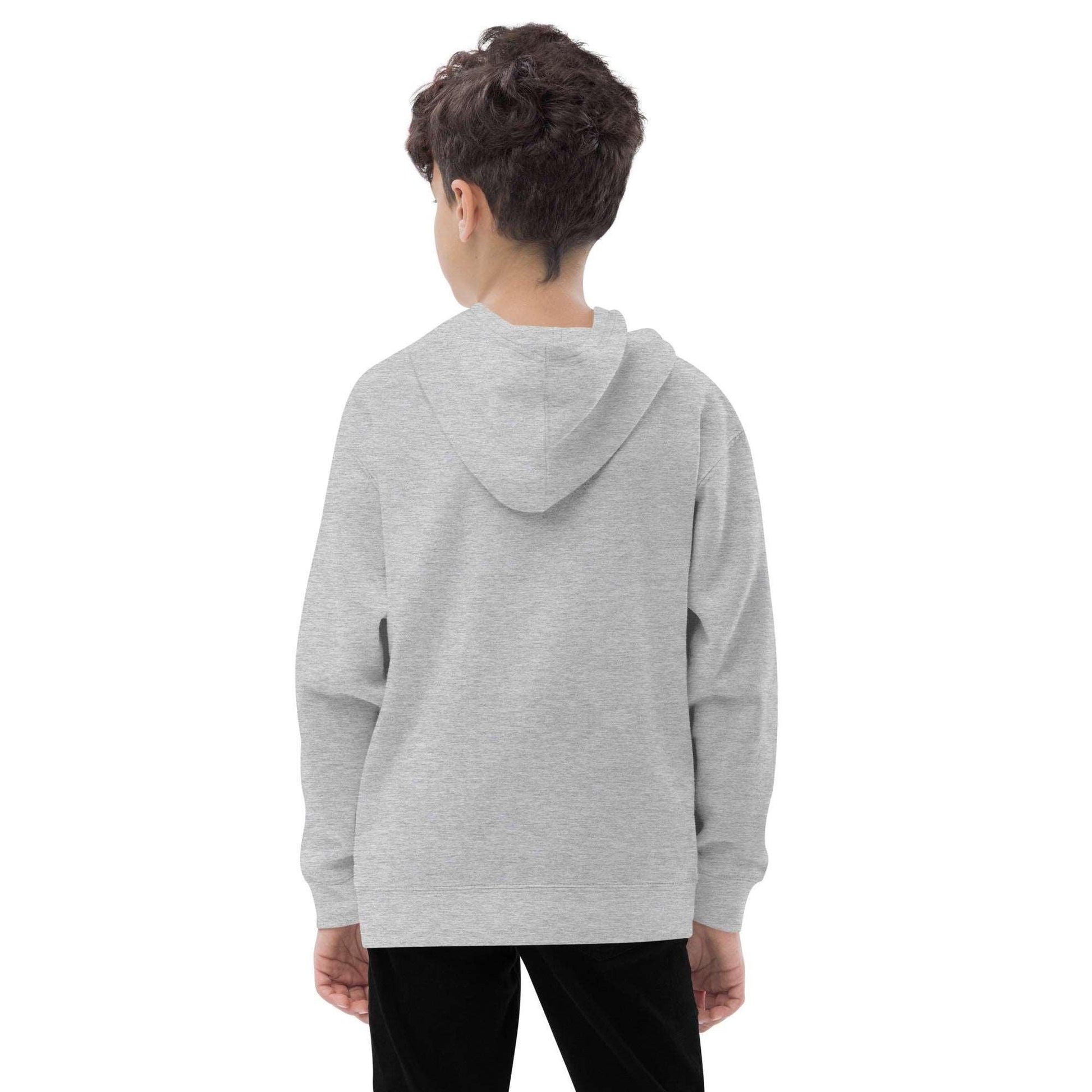 Miniaday Designs Kids fleece hoodie by Ryan White or Black Unisex - Miniaday Designs, LLC.