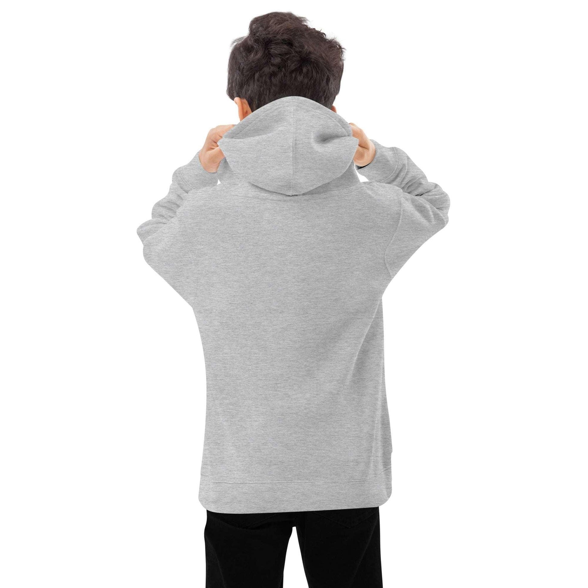 Miniaday Designs Kids fleece hoodie by Ryan White or Black Unisex - Miniaday Designs, LLC.
