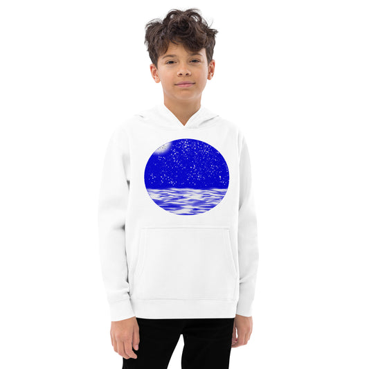 Miniaday Designs Kids fleece hoodie by Ryan White or Black Unisex - Miniaday Designs, LLC.
