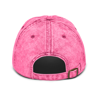 Bitcoin Ben Est Hat Pacifio (Popular Script Font) Vintage Cotton Twill Cap