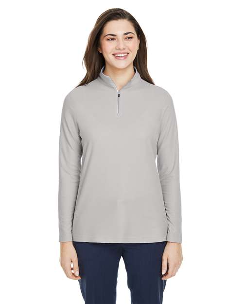 BBCC Women's Fusion ChromaSoft™ Pique Quarter-Zip Pullover
