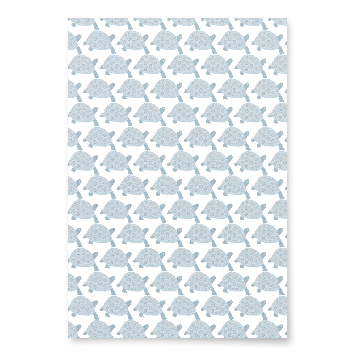 Tortoise Shell Wrapping Paper Soft Coastal Turtles Shopping Wrapping paper sheets – Miniaday Designs ...