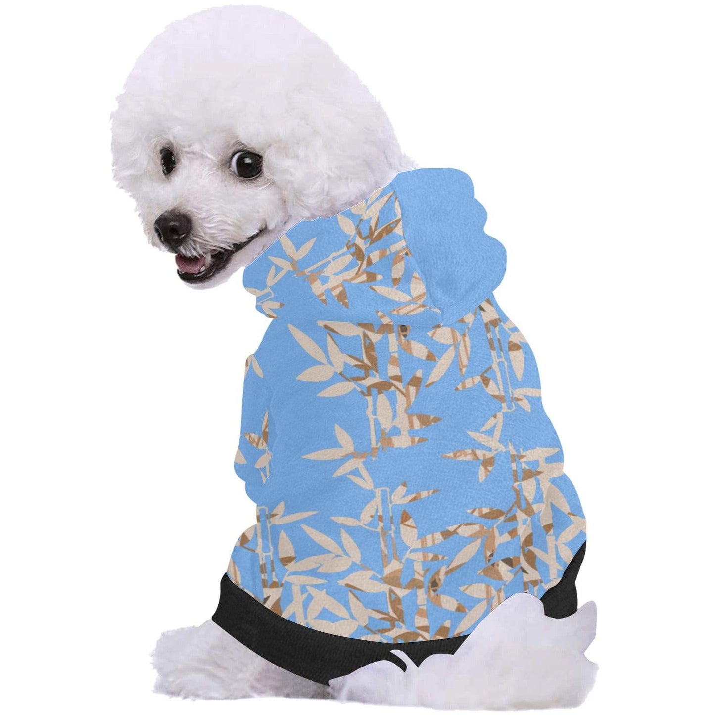 Miniaday Designs Blue Bamboo Pet Dog Hoodie - Miniaday Designs, LLC.