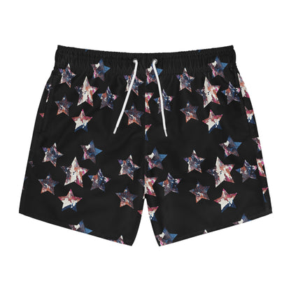 Miniaday Designs, LLC. Swim Trunks Americana Impressions Collection - Miniaday Designs, LLC.