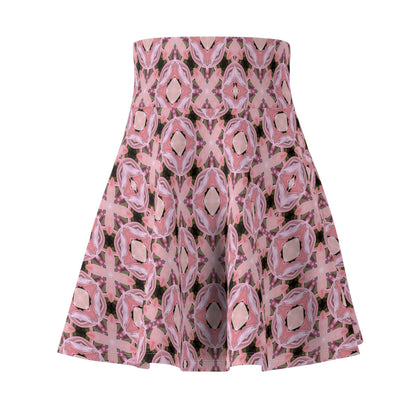 Neoclassical Crystal Mosaic Collection by Miniaday Designs, LLC. Women's Skater Skirt (XS-2XL) - Miniaday Designs, LLC.