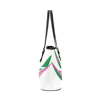 Miniaday Designs Pink Pineapple Handbag/PU Leather Tote Bag (Model 1651) - Miniaday Designs, LLC.