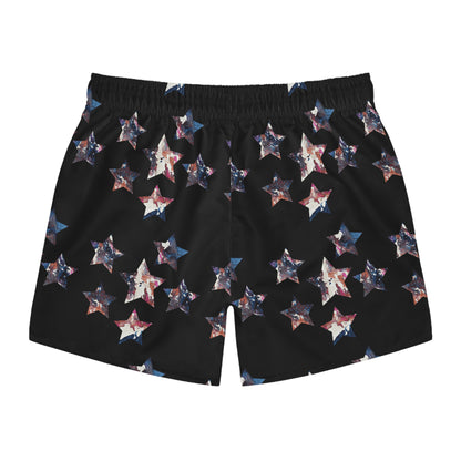 Miniaday Designs, LLC. Swim Trunks Americana Impressions Collection - Miniaday Designs, LLC.