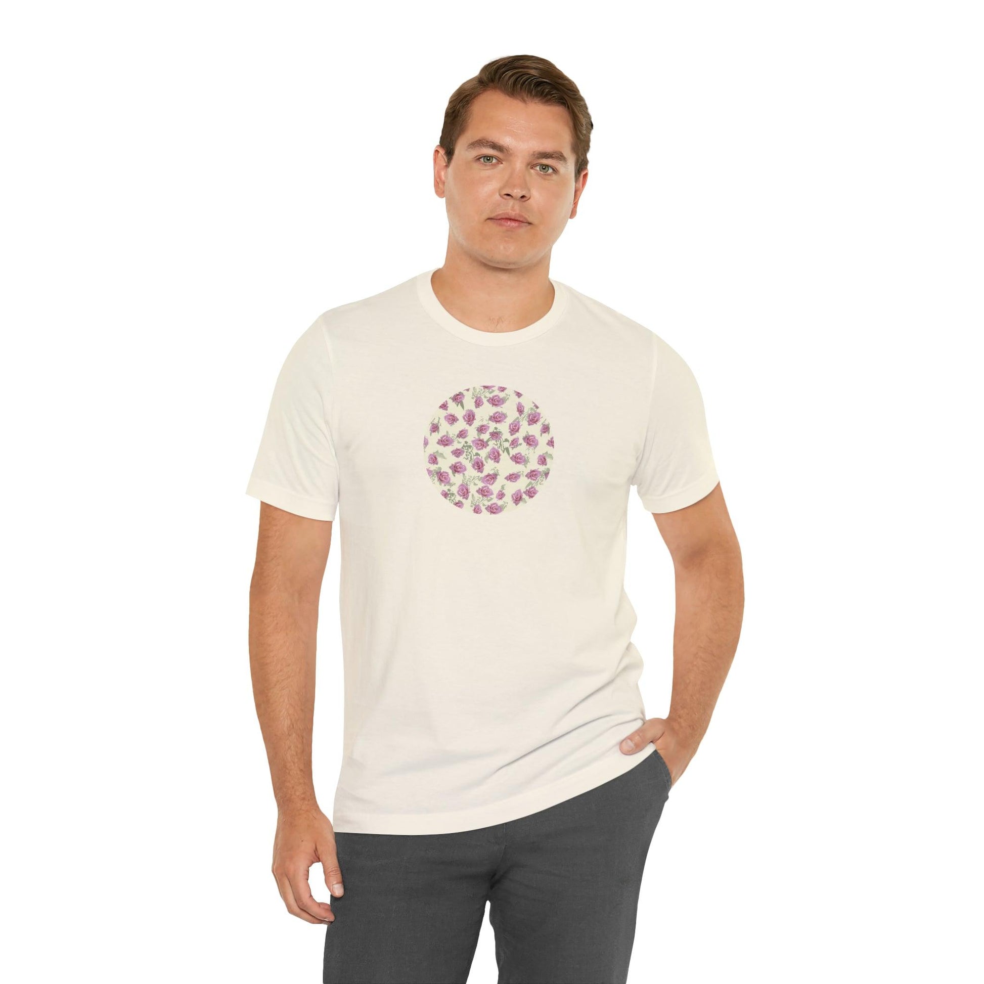 Romantic Rosette Reverie Collection by Miniaday Designs, LLC. Women's Jersey Short Sleeve Tee (S-3XL) - Miniaday Designs, LLC.