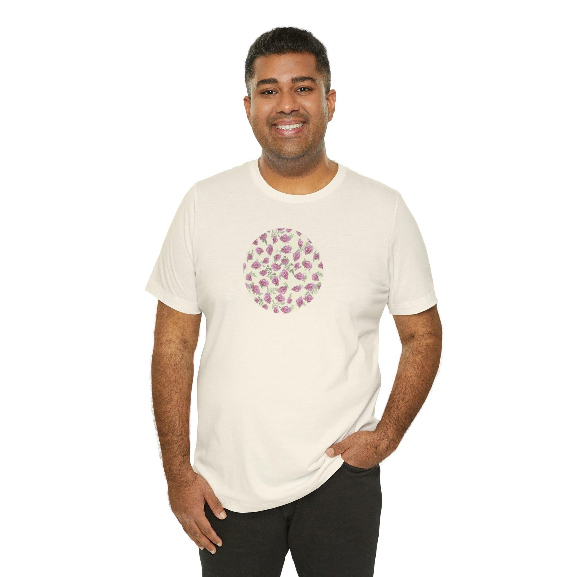Romantic Rosette Reverie Collection by Miniaday Designs, LLC. Women's Jersey Short Sleeve Tee (S-3XL) - Miniaday Designs, LLC.