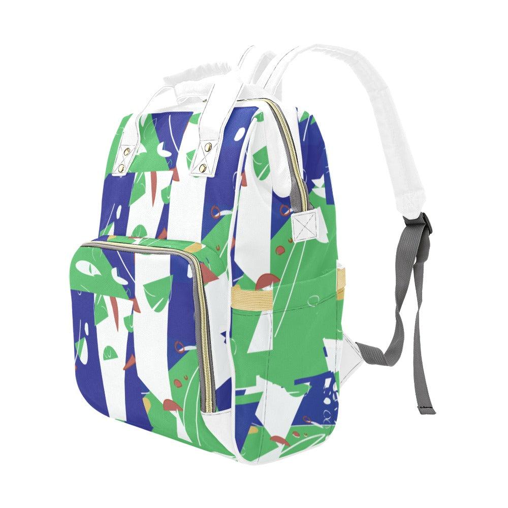 Miniaday Designs Multi-Function Backpack(Model1688) Blue - Miniaday Designs, LLC.