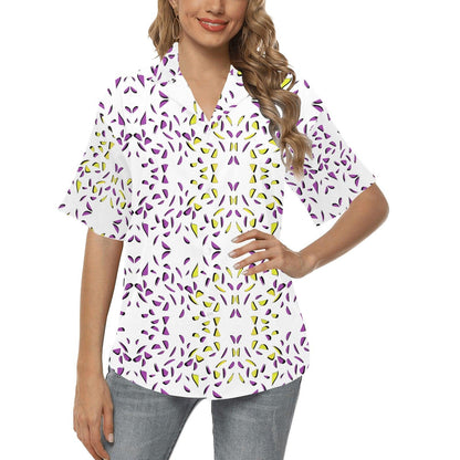 Miniaday Designs Women's Hawaiian Shirts 7 Styles - Miniaday Designs, LLC.