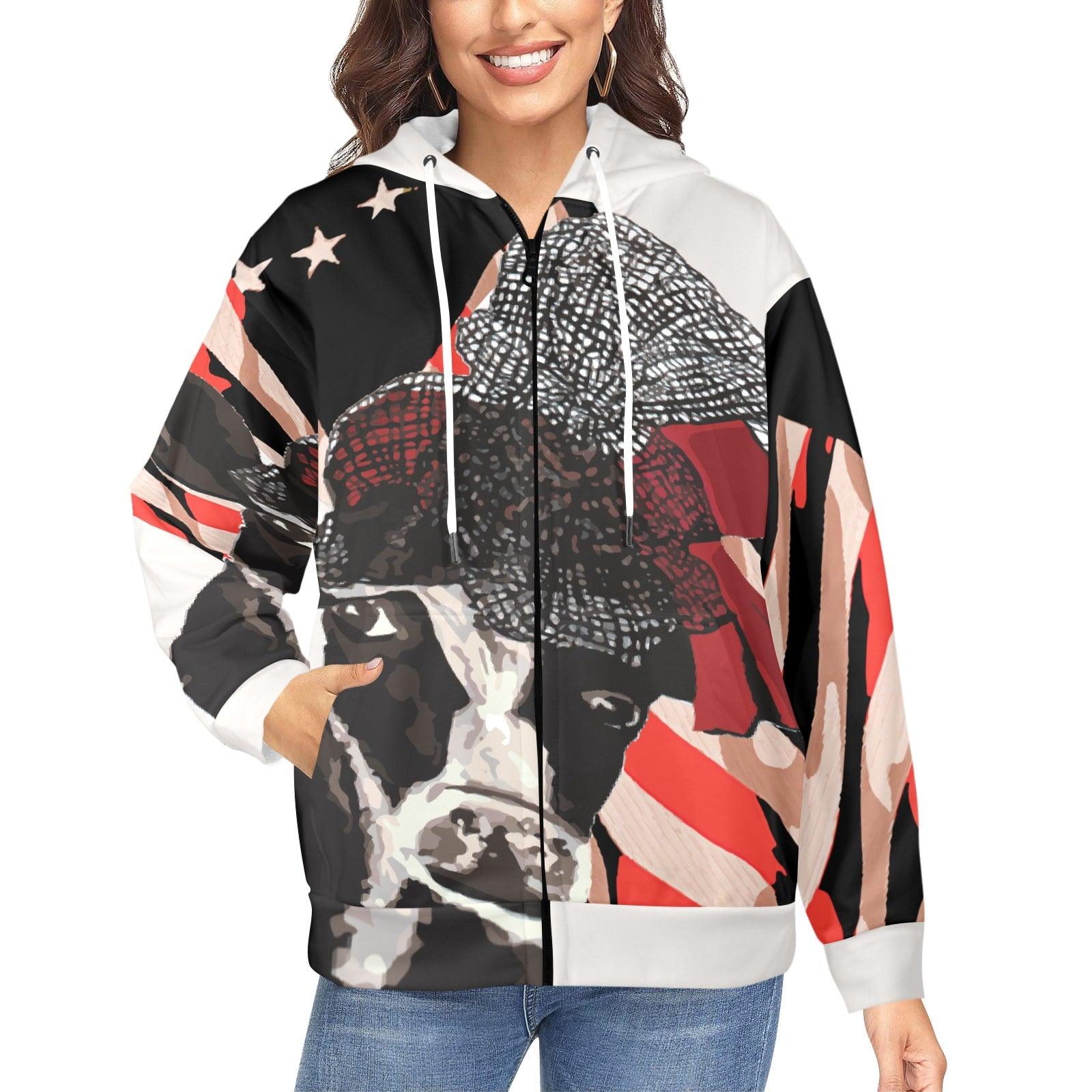 Miniaday Designs Zippered Hoodies for Women Multiple Designs - Miniaday Designs, LLC.
