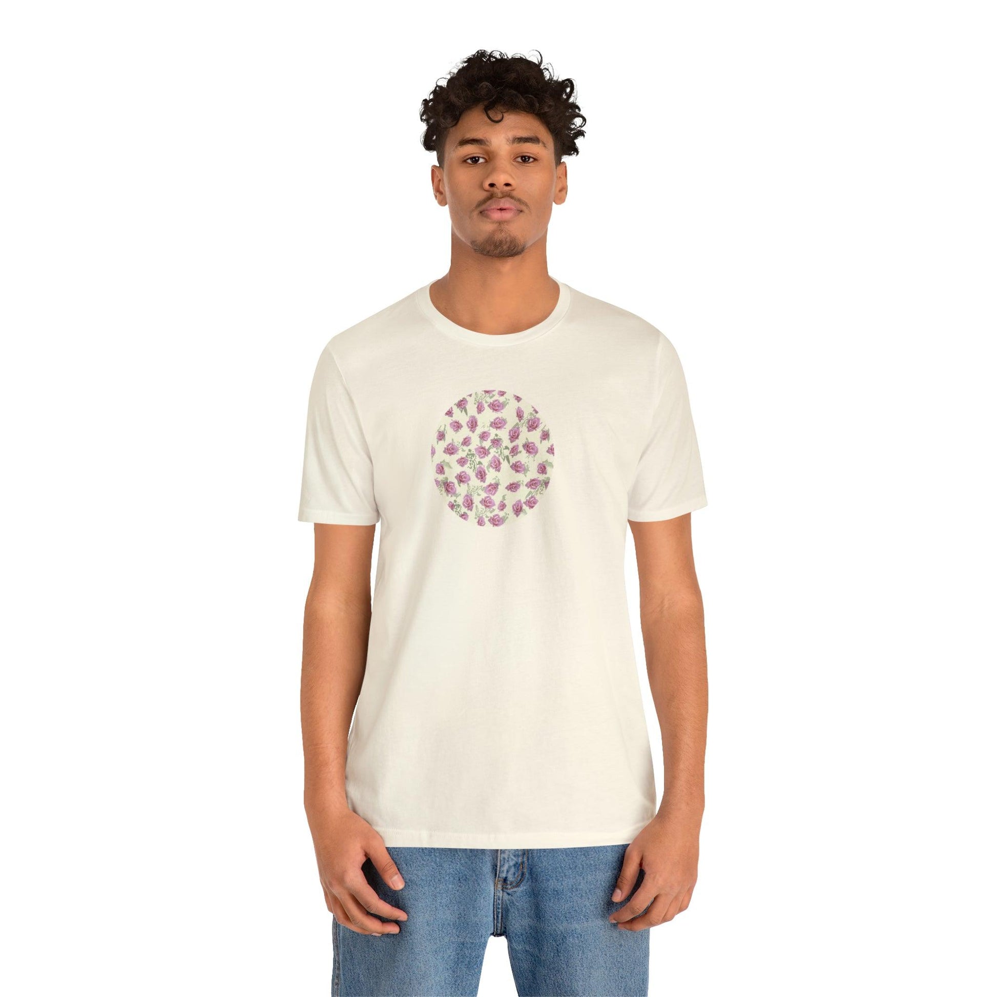 Romantic Rosette Reverie Collection by Miniaday Designs, LLC. Women's Jersey Short Sleeve Tee (S-3XL) - Miniaday Designs, LLC.