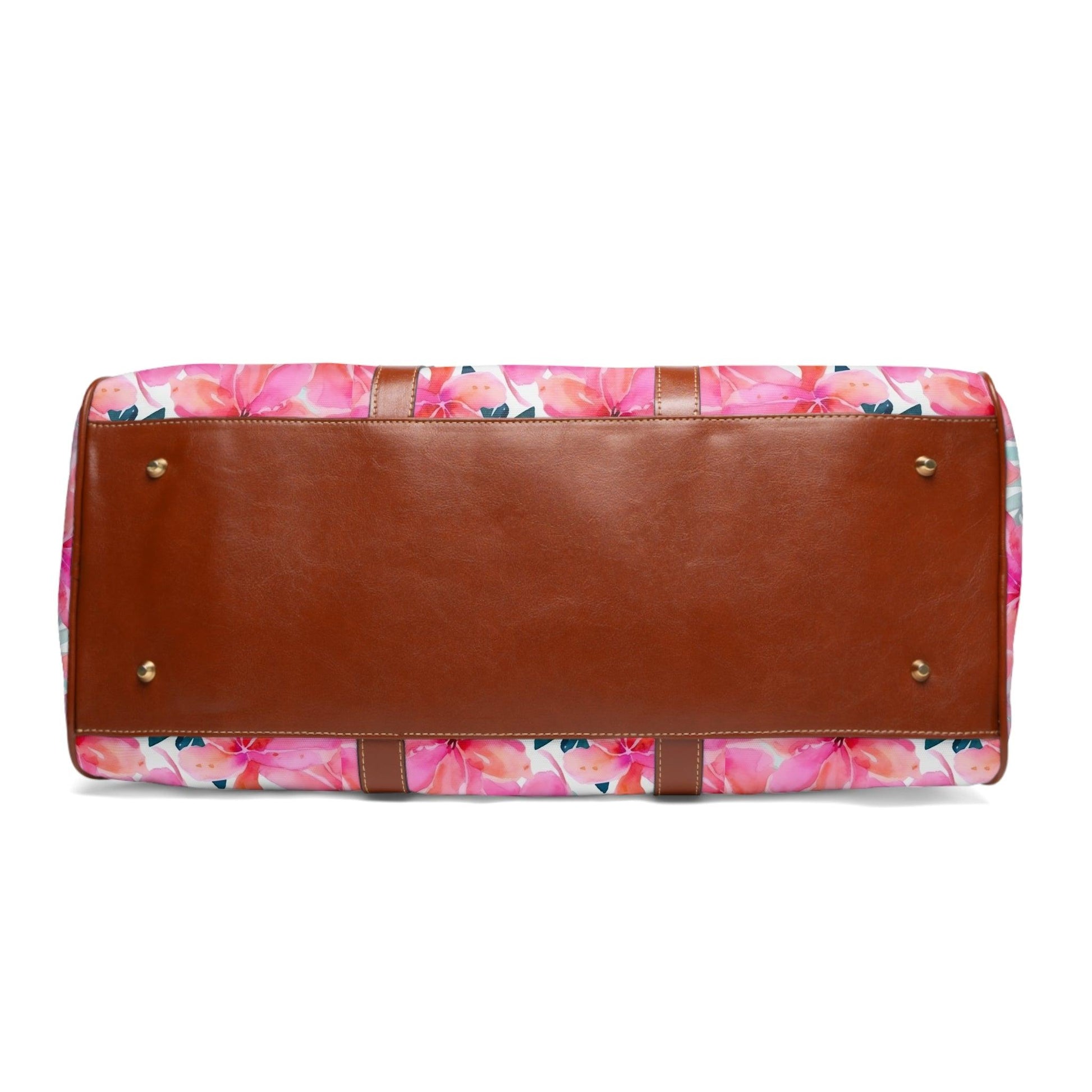 Hibiscus Whimsy Collection by Miniaday Designs, LLC. Waterproof Travel Bag - Miniaday Designs, LLC.