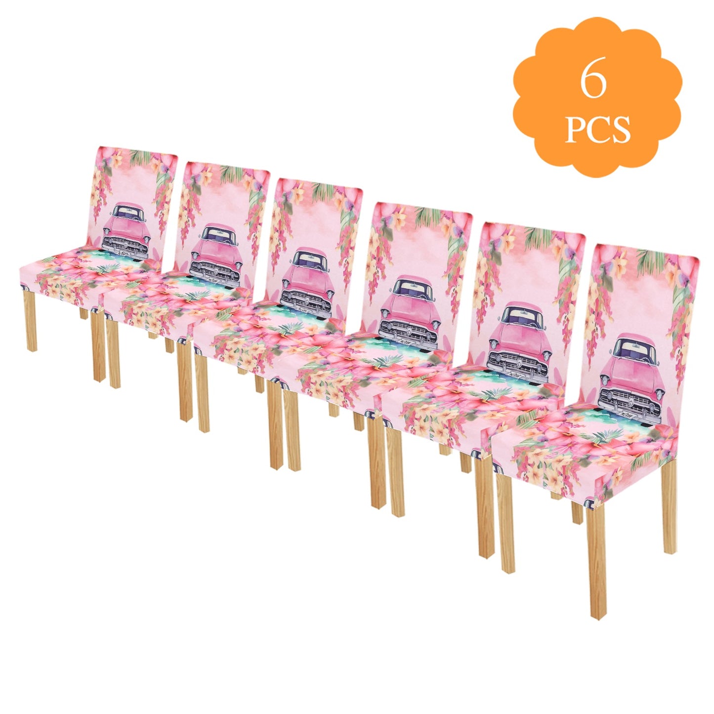 Miniaday Designs Chair Covers (6) Variety of Styles