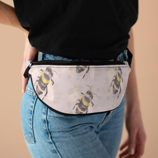 "Bee-utiful Garden Banquet Collection by Miniaday Designs, LLC." Fanny Pack - Miniaday Designs, LLC.