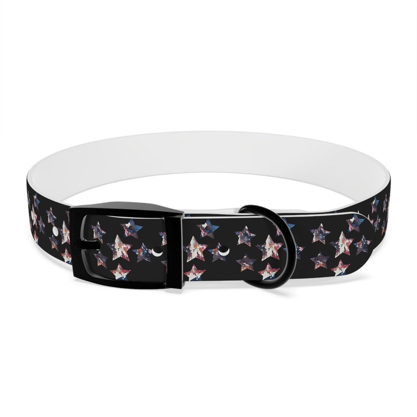 Miniaday Designs Dog Collar Black Americana - Miniaday Designs, LLC.