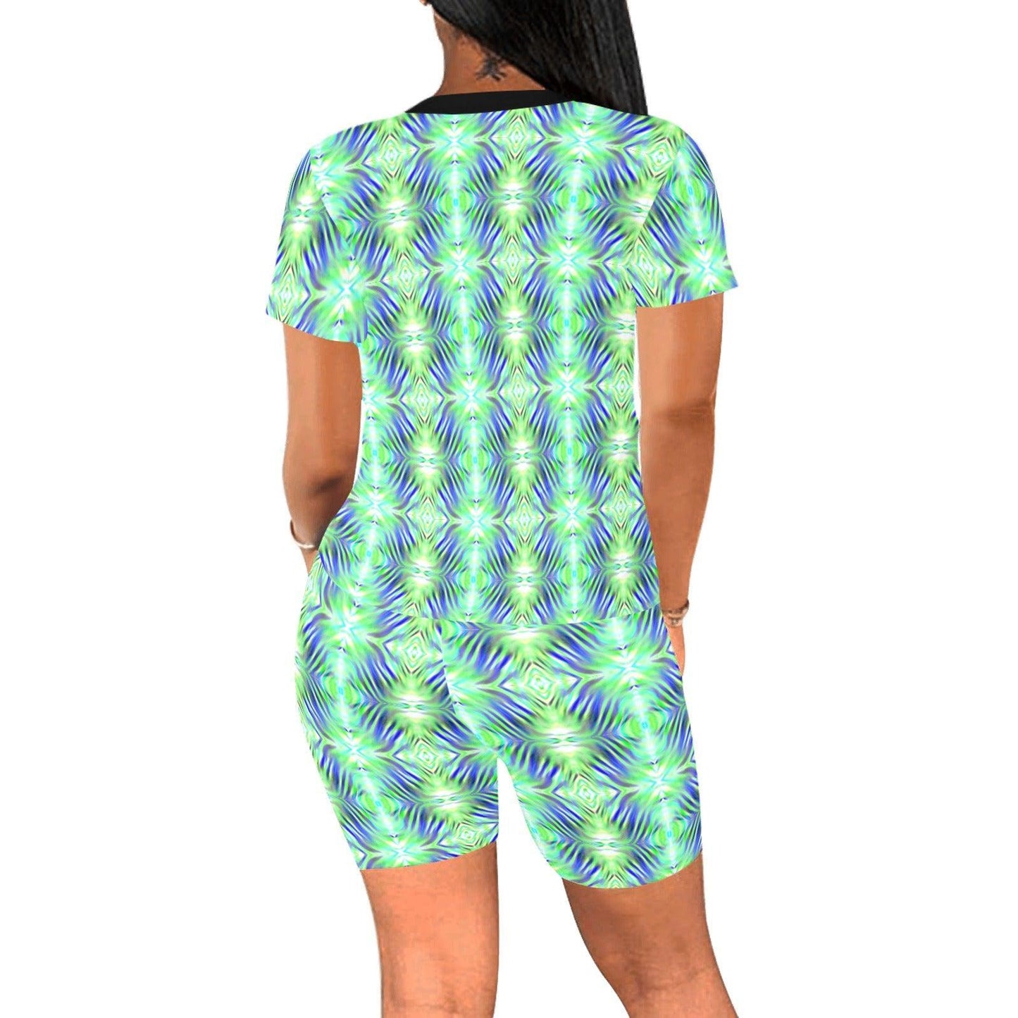 Miniaday Designs Yoga Bodycon Set Kaleidoscope Vision - Miniaday Designs, LLC.