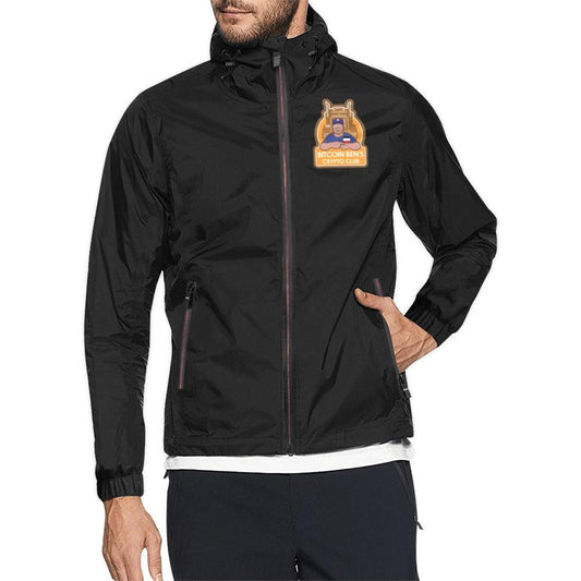 Miniaday Designs Bitcoin Ben Unisex Hoodie Windbreaker Collection - Miniaday Designs, LLC.